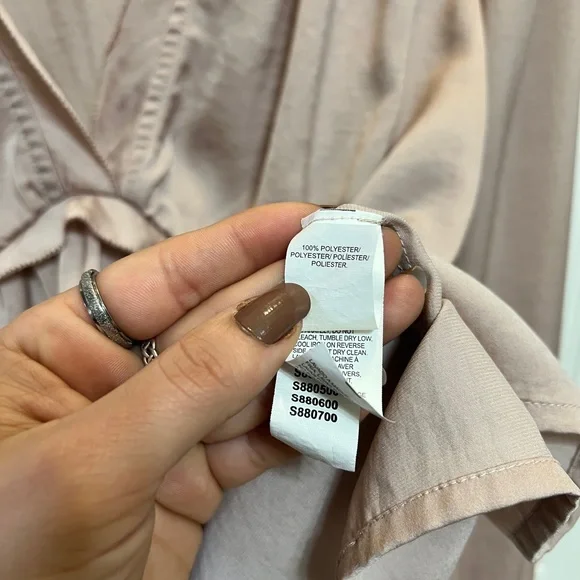 Lucky Brand Silky Babydoll Blouse - Picture 8 of 11